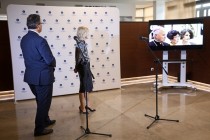 Pożegnanie p. Kanclerz Justyny Morzy  [fot. Andrzej Romański]